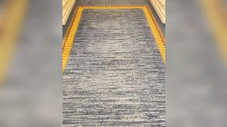 hotel hallway strut