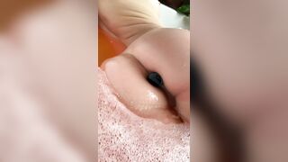 Plugged in my jelly bath ?? - Fantastic Ass