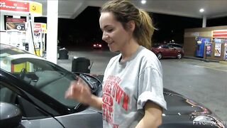 One free gallon of gas to flash at the pump, 2 gallons to remove clothing. 3 gallons if you come and go butt naked. 5 if you fuck the atteddent.