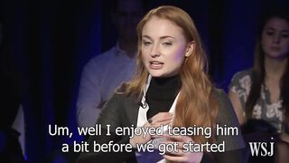 Sophie Turner talking about her 1st time