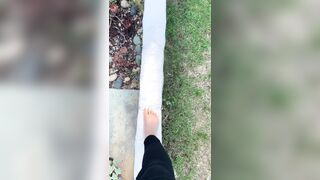 balancing and trying to be smooth at the same time! - Feet