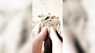 Nothing better than that feeling of sand between your toes - Feet