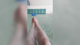 My soles and toes in the hot tub :) - Feet