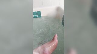 Feet: My soles and toes in the sexy tub :)