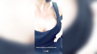 bawdy Lady plays with dong in uber