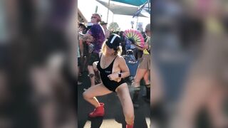 Festival Strumpets: Lactating during the time that dancing!