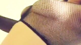 Fishnetted whore