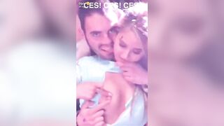 Festival Strumpets: Sexy doxy gropped at concert !!