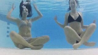 Underwater yoga
