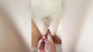 Fingering: Thought you boys would like to watch him make me cum