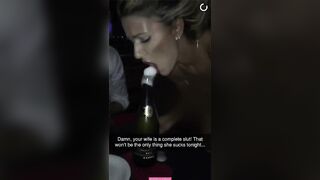 You brushed off the rumors, but everything came crashing down when you got this snap... ?? ~ MistressStella.com - Cuckold Captions