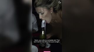 Cuckold Captions: You brushed off the rumors, but anything came crashing down when you got this snap... ??  MistressStella.com