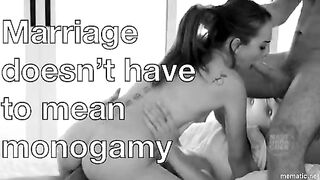 Marriage doesn't have to mean monogamy - Cuckold Captions