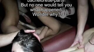 Cuckold Captions: Maybe it was revenge coz of the stripper at yours?