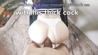 She'll try anything if it's with him - Cuckold Captions
