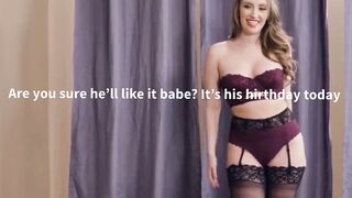You bought it for her for a reason - Cuckold Captions