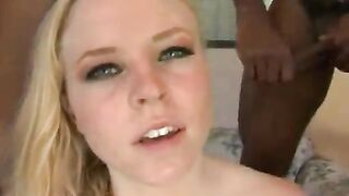 Cali Slut Amber Rain Gets Back-to-back Anal Creampies - Cum Covered Fucking
