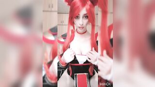 Play time's over Ahri Firefox by alicekyo - Cosplay Boobs