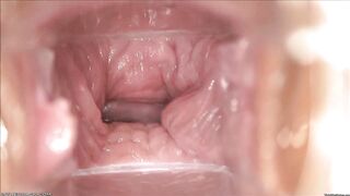 Embarrassed Boners: Insides of a pussy lazily closing up