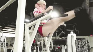 Cosplay Gals: Suicide Squad Harley Quinn at the gym by Kaitlyn Siragusa