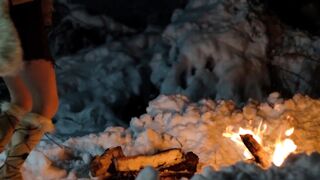 Cosplay Gals: Princess Mononoke Fireside Camping!