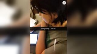 Sorry wifey I had to - Cum In Hair