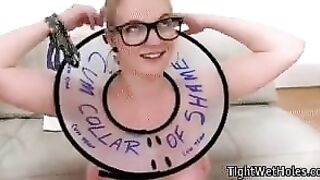 Cum collar of shame. - Cum On Glasses