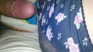 cum on flower pants during the time that that babe sleeps