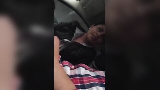Turkish mom takes in the car - Women Loving Cum