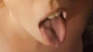 tongue and tits - Women Loving Cum