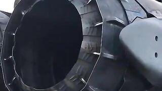 Nozzle and thrust reverser on a Tornado RB199. - Confused Boners