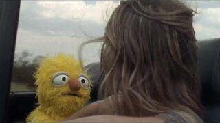 tove Lo takes a puppet on a ride