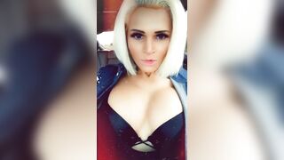 Cosplay Slutty: Android 18 by NPCZoey