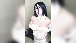 Cosplay Slutty: razouhime as Albedo from Overlord - boobies! ?