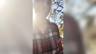 Cum Sluts: Consummate afternoon for a walk though a national park