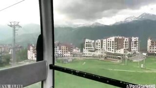 Cum Sluts: Gondola ride with Eva Elfie