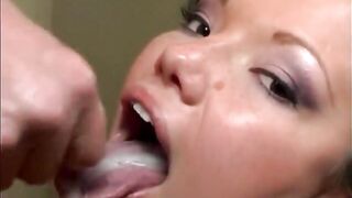 Cum Swallowing: Maya Hills from Swallow This 5, Scene 4