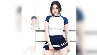 Sexy Kpop: Korean BJ - Sexy Ass Dance in Schoolgirl Outfit
