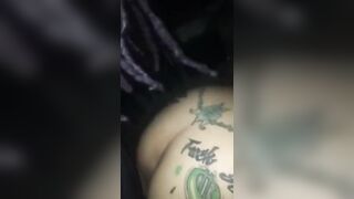 Interracial: Large butt Lalin girl spitroasted