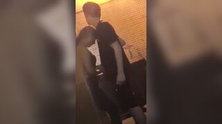 Drunk Desi girl blows white guy outside club - Indian Women
