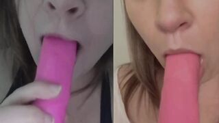 Sextoy: reminder that nice gals practice.. one years progress