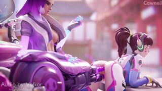 Smutty Gaming: Sombra Tests D.Va's Endurance