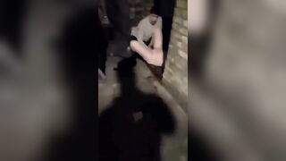 Man Fingers A Woman In Public - Drunken