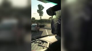 Drunk: Trucker copulates hooker on german autobahn