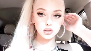 Cock Engulfing Lips: Consummate golden-haired barbie doll