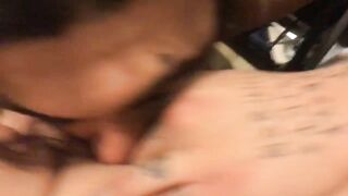 Eating Vagina: Love how papi plays with his tongue inside my vagina ????
