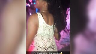 My friend Kelsey shaking her ass in Jamaica - Ebony Cuties