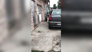 Street BlowJob Busted - ENF