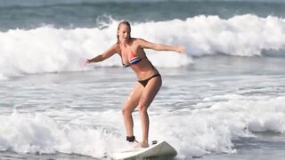 Surfs Up, Boob Out. ENF - ENF