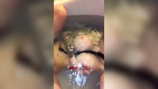 Surgically enhanced bimbo fucktoys: Celine Centino bathtub masturbation snapchat premium 2018:10:03 by nsfw247.to